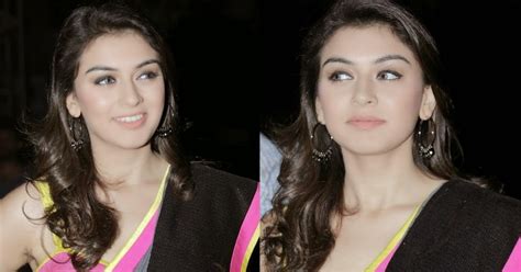 Hansika Motwani New Hot Stills In Saree Cinepriyulu Tollywood