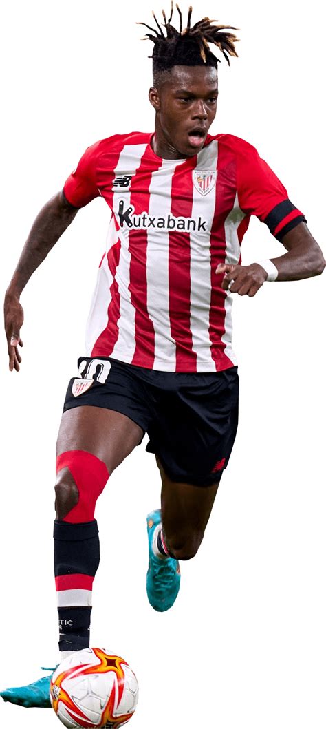 Nico Williams Athletic Bilbao football render - FootyRenders