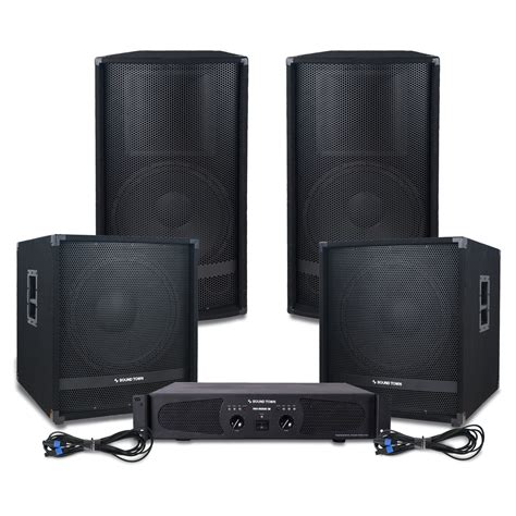 Professional Pa System With 15 Inch Speakers 18 Inch Subwoofers