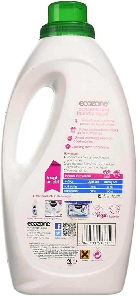 EcoZone Concentrated Bio Laundry Liquid 2 Ltr