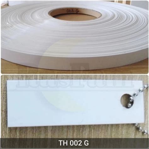 Jual Edging Taco Pvc Th G Ukuran X Mm Hpl Pearl White Gloss