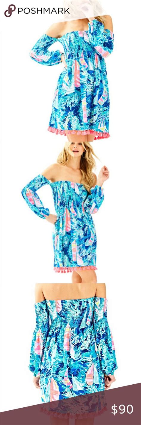 Lilly Pulitzer Trina Off Shoulder Beach Dress