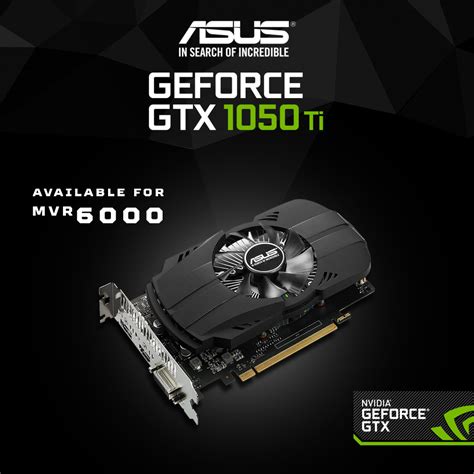 ASUS GEFORCE GTX 1050 Ti PHOENIX FAN EDITION - PH-GTX1050TI-4. CALL ...
