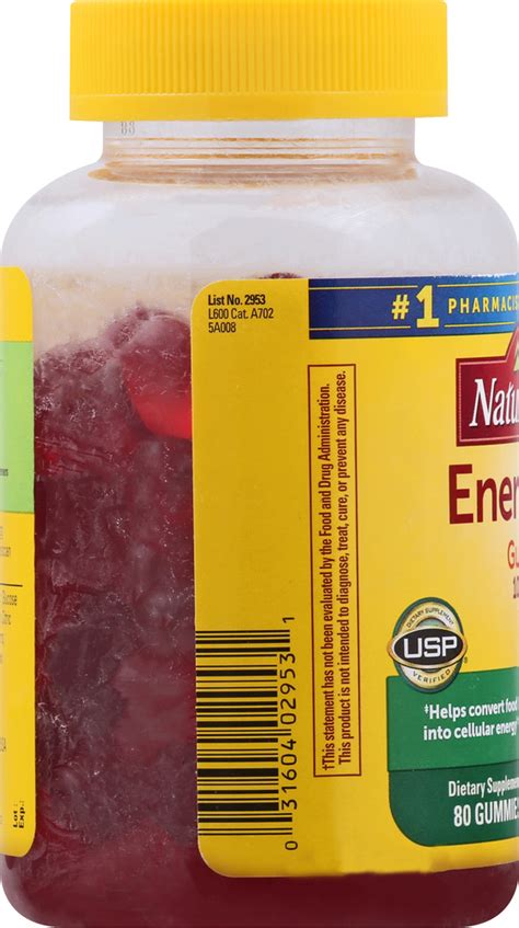 Nature Made Energy B12 1000 Mcg Cherry And Mixed Berry Gummies