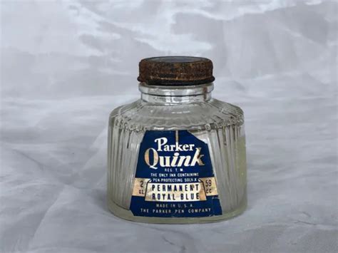 Vintage Parker Quink Ink Bottle S Fountain Pen Ink Bottles