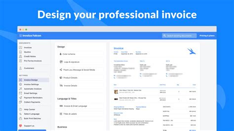 Invoice Falcon - Automated PDF invoices, receipts, packing slips. Tax Compliant | Shopify App Store