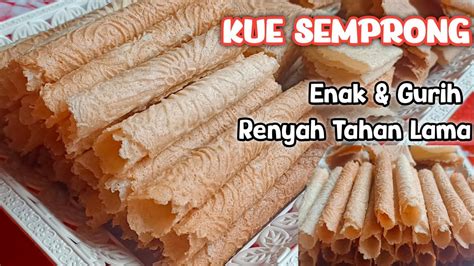 KUE WAJIB ADA SAAT LEBARAN KUE SEMPRONG ENAK GURIH RENYAH TAHAN LAMA