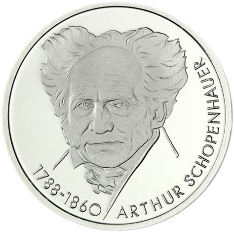 Deutschland Dm Silber Stgl Geburtstag Von Arthur Schopenhauer