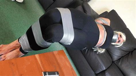 Jennifer Jade In Psychotic Burglar Heavily Restrains Hot Bouncy Gym Bunny In Her Living Room