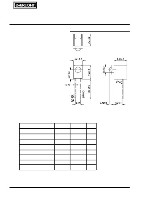 A264b Sub S400 A4 Datasheet 2 6 Pages Everlight 3 0mm Round Type Led