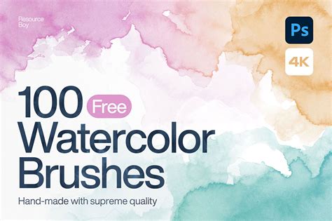 100 Free Watercolor Photoshop Brushes Dealjumbo