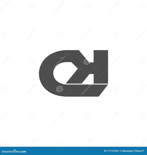 Letter Ck Symbol Linked Geometric Design Logo Vector Stock Vector