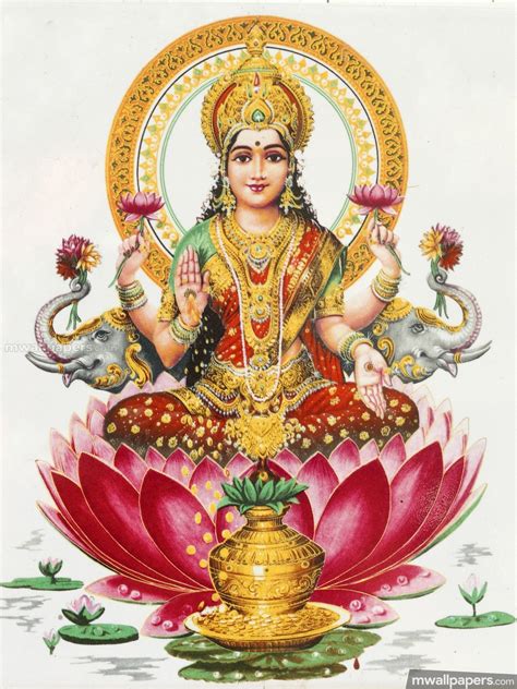 Download Lakshmi Hindu Goddess - WallpaperTip