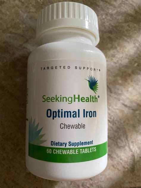 Optimal Iron Chewable - 60 Tablets — — Seeking Health