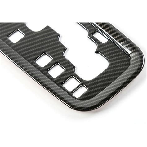 Carbon Fiber Cover Trim Black Versnellingspook Pan Grandado