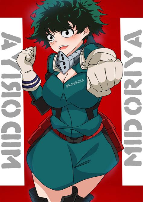 Female Deku Art