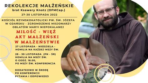 Adwentowe rekolekcje dla małżeństw brat Ksawery Knotz OFMCap