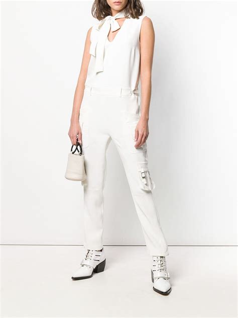 RED Valentino Pussy Bow Cargo Jumpsuit 777 Farfetch Lookastic