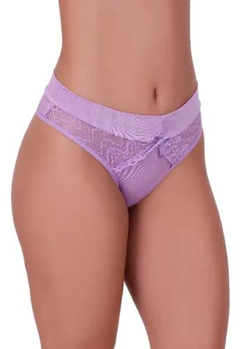 Kit 5 Tangas Detalhes Em Renda Lisa Lingerie Atacado Parcelamento Sem Juros
