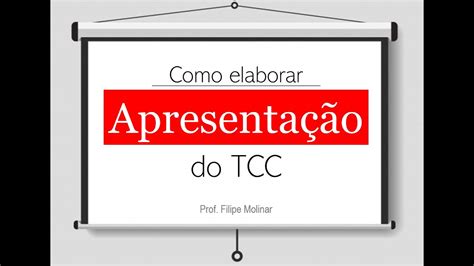 Apresentação de TCC dicas slides e postura YouTube