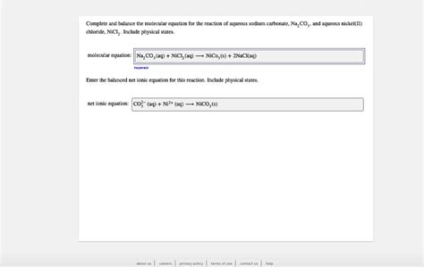 Complete And Balance The Molecular Equation For The Reaction Of Aqueous