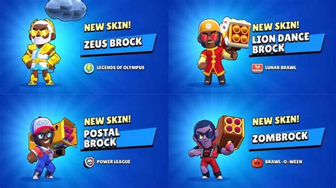 Todas Las Skins De Brock En Brawl Stars