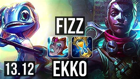 FIZZ Vs EKKO MID 700 Games Legendary 900K Mastery KR Master