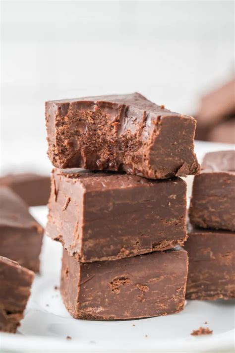 Perfect No Fail Fudge Recipe With 3 Ingredients Back To My Southern Roots