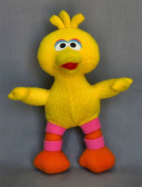 Sesame Street Muppets Big Bird Plush Stuffed Toy 11 Jim Henson Pbs