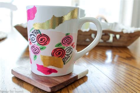 How To Make A Bold Diy Tissue Paper Mug Average But Inspired