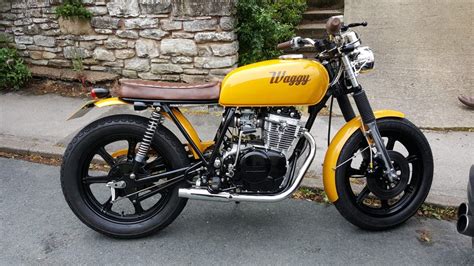 Yellow Yamaha Xs Cafe Racer Waggy Special Cafe Racer