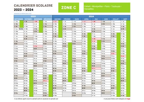 Vacances Scolaires 2024 Calendrier Scolaire Officiel 2023 2024