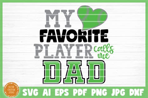 My Favorite Softball Player Calls Me Dad Svg Cut File By