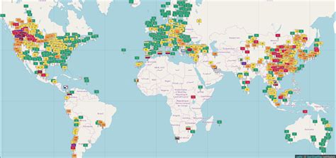 Air quality index map of today : r/MapFans