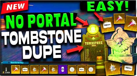 MWZ NEW VERY EASY TOMBSTONE DUPE NO PORTAL MWZ TOMBSTONE GLITCH