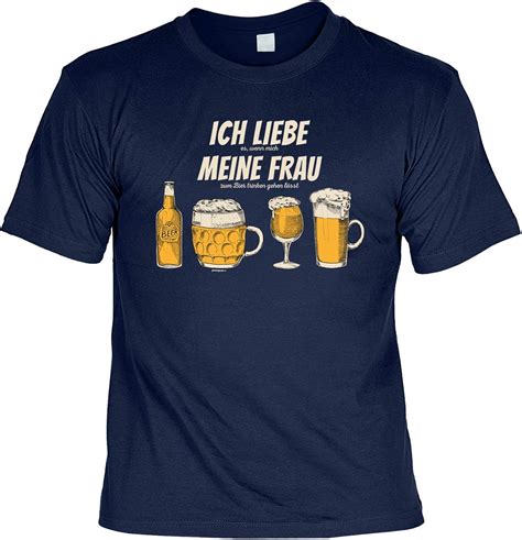 Bier Motiv T Shirt Frau zum Bier Trinken Gehen lässt Fun lustiges