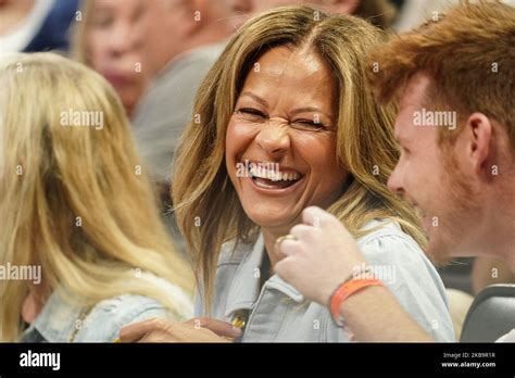 Orlando Florida Usa November 3 2022 Steph Curry S Mother Sonya Curry Laughs With A Friend