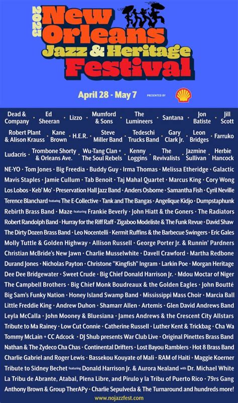 Jazz Fest 2023 Sets Star Studded Lineup Best Classic Bands