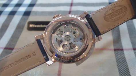 Women's Fossil Original Boyfriend Automatic Watch ME3086 - YouTube