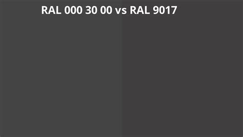 Ral 000 30 00 Vs 9017 Ral Colour Chart Uk