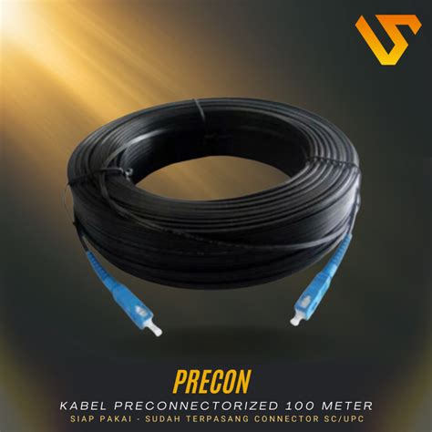 Jual Kabel Fo Preconnectorized Meter Precon Fiber Optic M