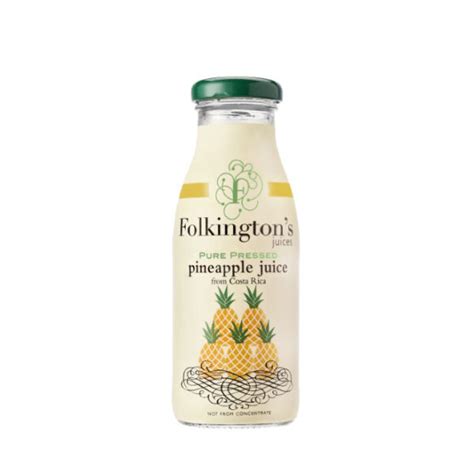 Folkington Juices Pineapple 12 X 250ml Cambridge Juice Company