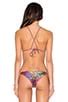 Luli Fama Gipsy Soul Cross Over Bikini Top In Multicolor REVOLVE