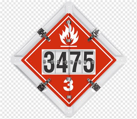 HAZMAT Classe 3 Líquidos inflamáveis Placa de combustível e de