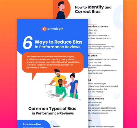 6 Ways To Reduce Bias In Performance Reviews Infographic Primalogik