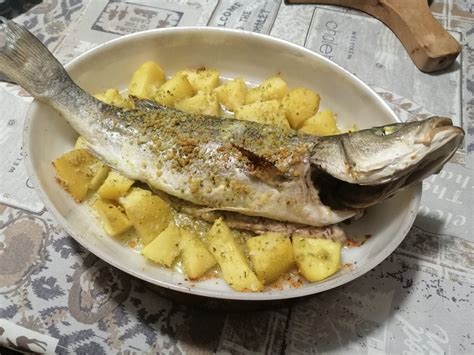 Branzino Con Patate Le Mie Loverie