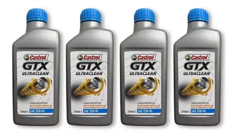 Kit Troca De Leo Litros Castrol Gtx W Semi Ultraclean Frete Gr Tis