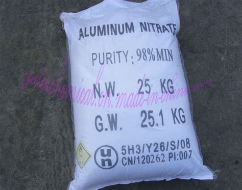 Aluminium Nitrate Nonahydrate Tech Grade High Quality Aluminium