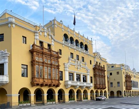 Lima Peru April 17 2022 Plaza Mayor In Historic Center Of Lima