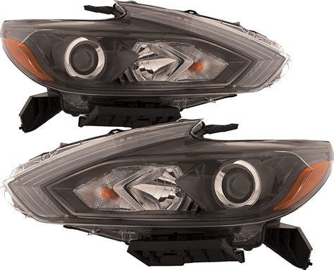 Amazon HEADLIGHTSDEPOT Headlight Halogen Black Bezel Left And